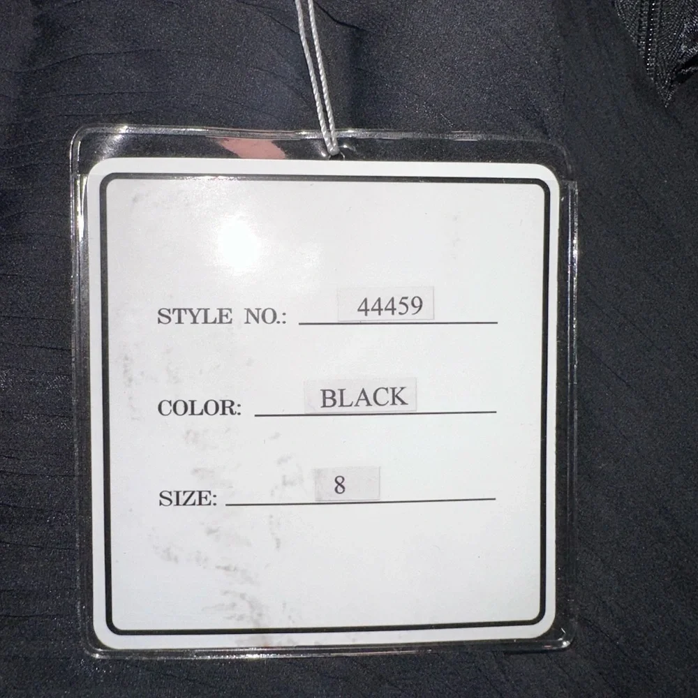 Jovani Off-The-Shoulder Midi Length Dress - Picture 8 of 8